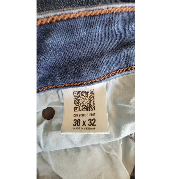 MEN EXPRESS JEANS Slim Dark Wash 4-Way Hyper Stretch Jeans - Picture 5 of 14